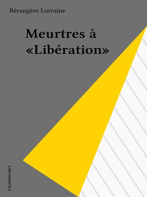 cover image of Meurtres à «Libération»